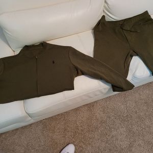 Ralph Lauren Double knit jogger set